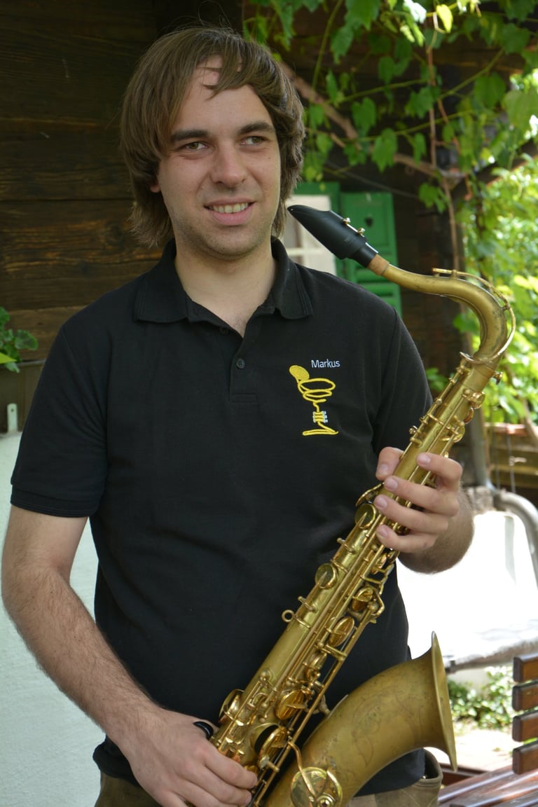 Markus Adam - Saxophonist/Klarinettist und Arrageur von Brass Cuvée