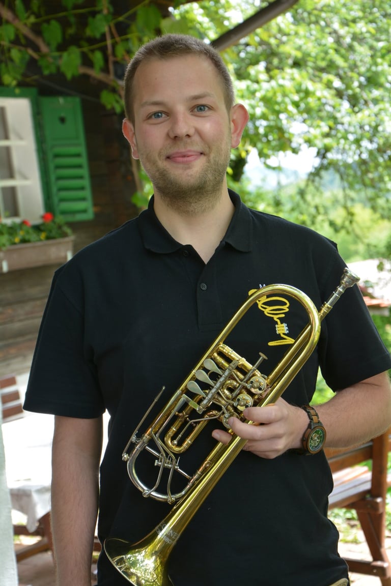 Markus Kerschbaumer - Trompeter und Flügelhornist bei Brass Cuvée