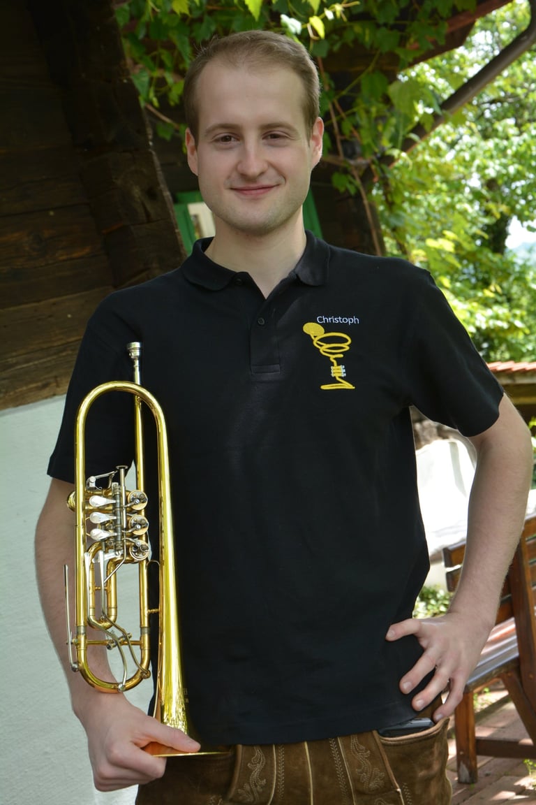 Christoph Propst - Trompeter und Moderator bei Brass Cuvée