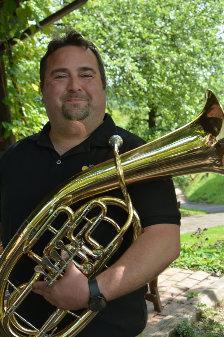 Mario Schnur - Spielt Tenorhorn und Posaune bei Brass Cuvée