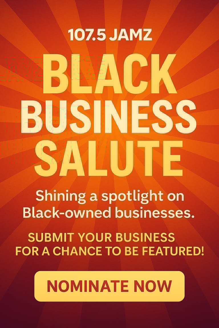 Black Business Salute spotlighting black businesses.