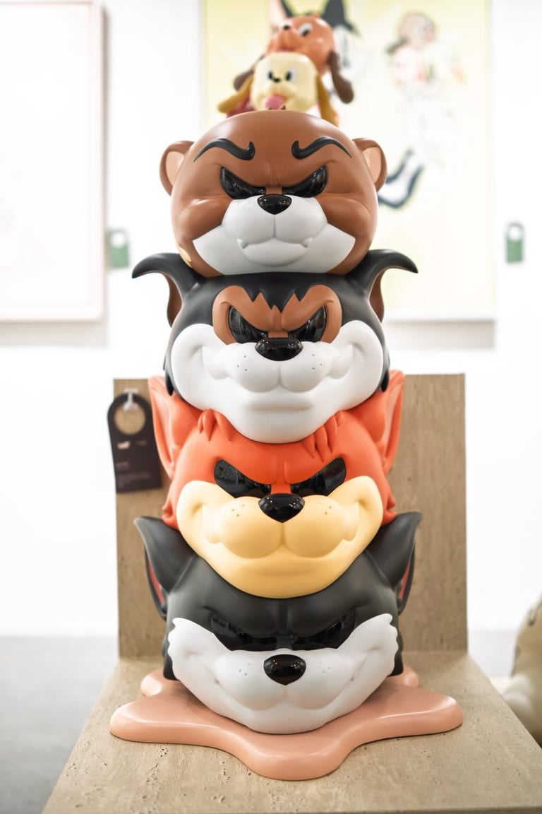 cote escriva dog cats art toys mot museum art toy gama