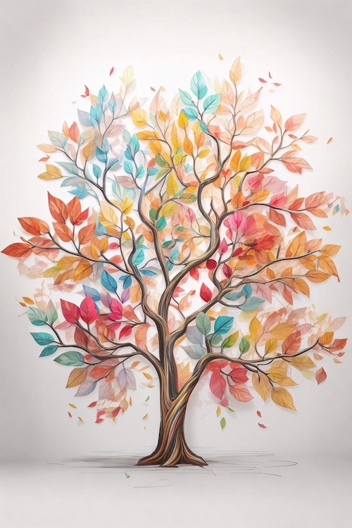 colourful tree