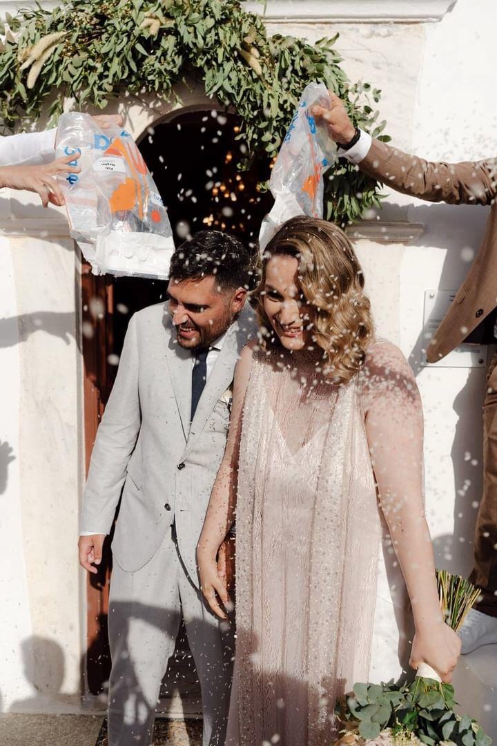 Bohemian Wedding in Ios Greece