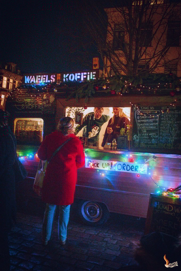 peppie & koffie foodtruck groningen catering winterwelvaart 2024