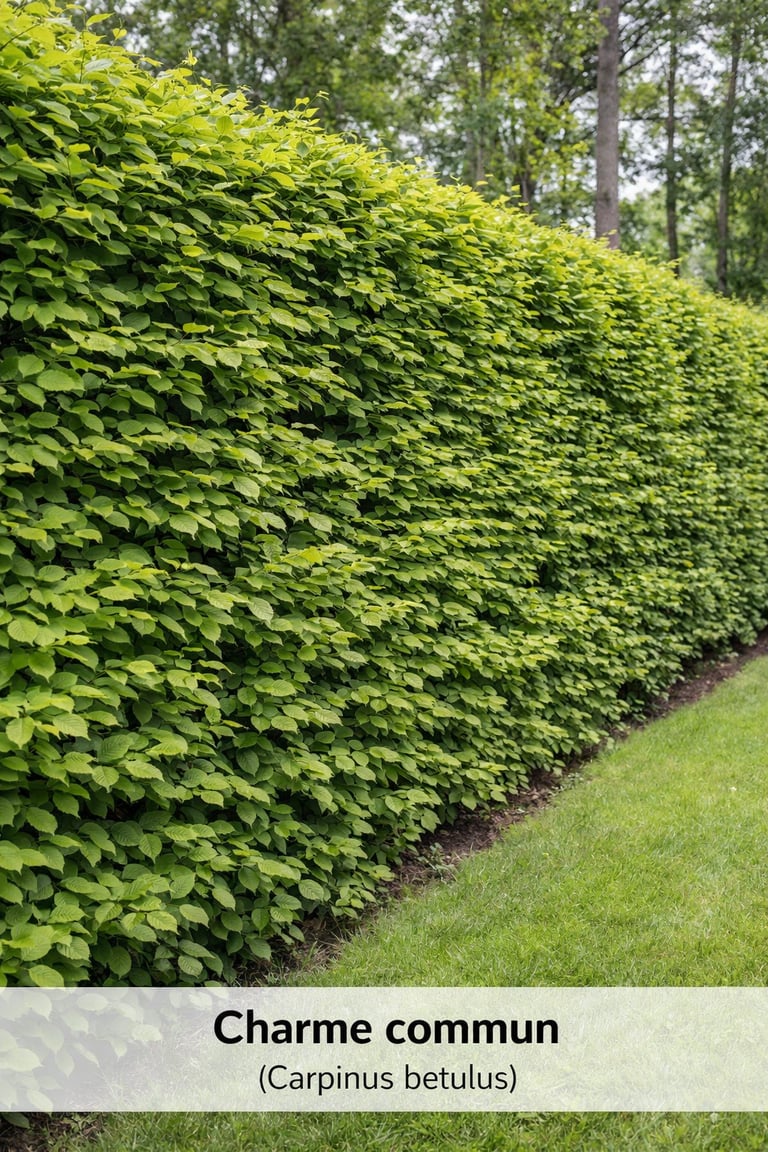 haie de charme commun amenagement paysager lotissement Domaine du Parc Belbeuf