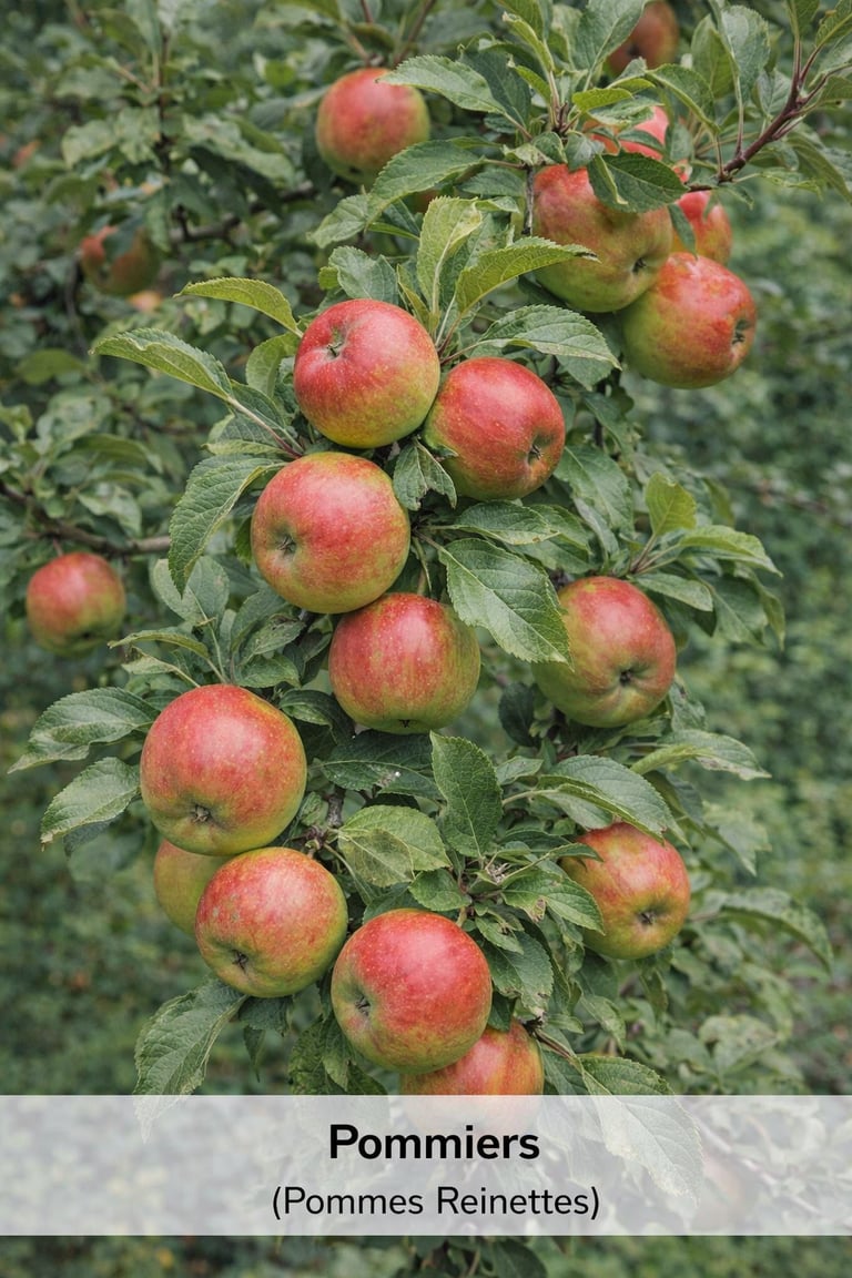 pommiers arbres fruitiers amenagement paysager Domaine du Parc Belbeuf