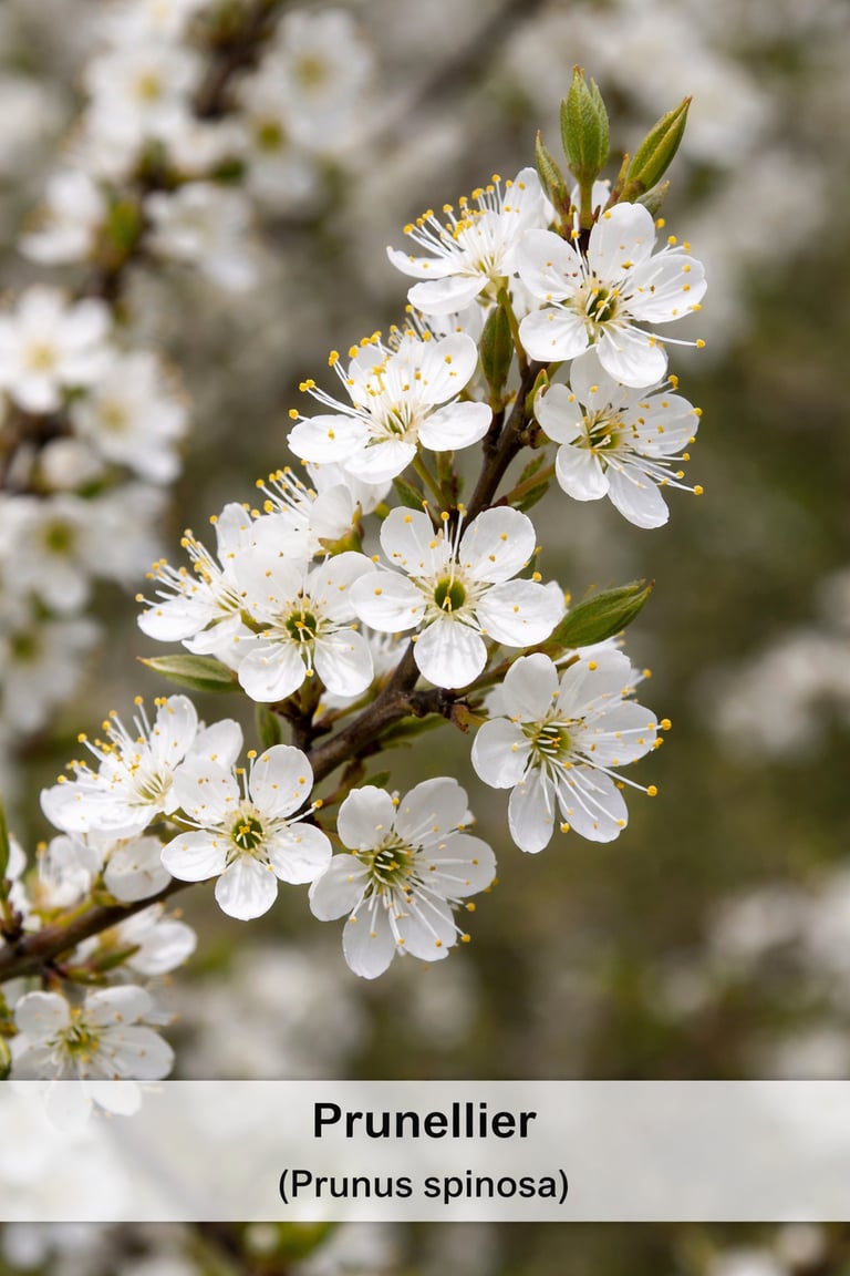 prunellier arbuste sauvage amenagement naturel Domaine du Parc Belbeuf
