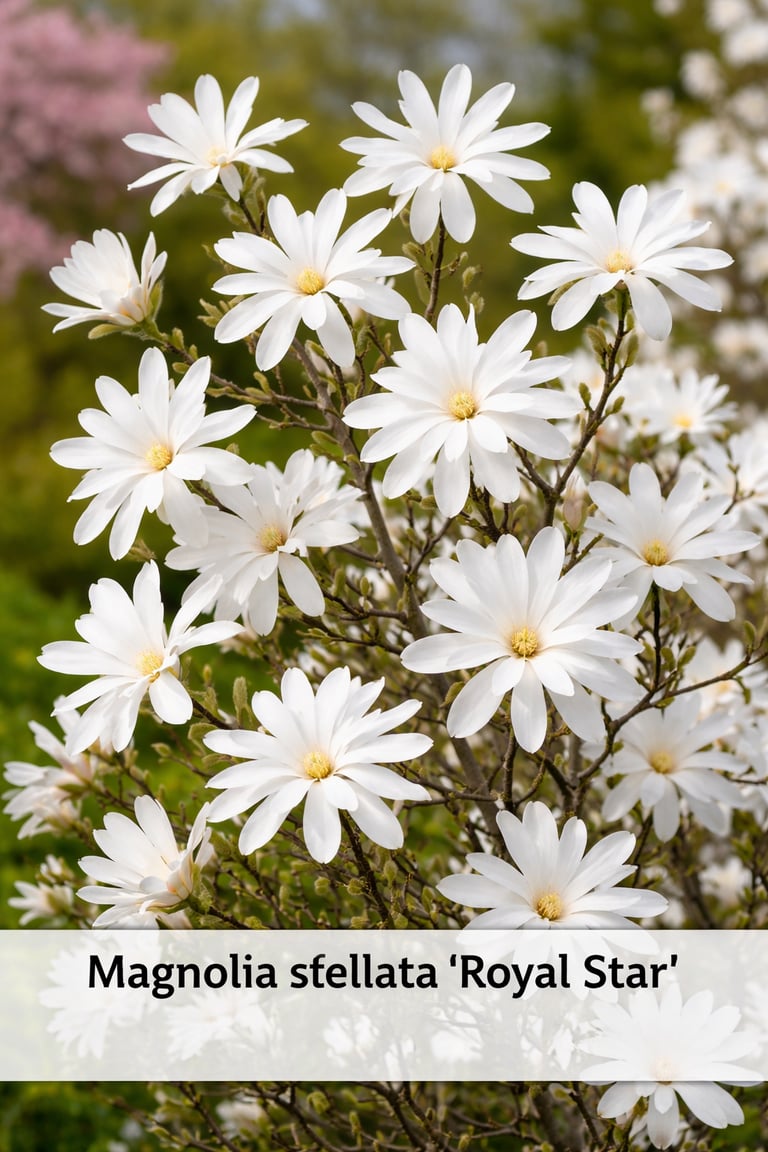 magnolia stellata arbre ornemental espaces verts lotissement Domaine du Parc Belbeuf