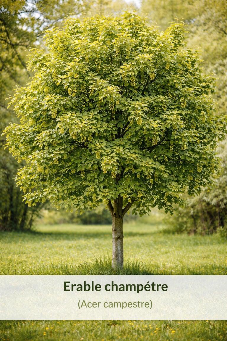 erable champetre arbre decoratif espaces verts lotissement Belbeuf