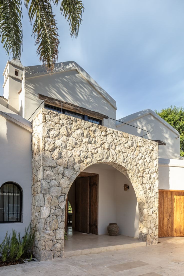 dış mekân dekorasyonunda kullanılan kültür taşı duvar