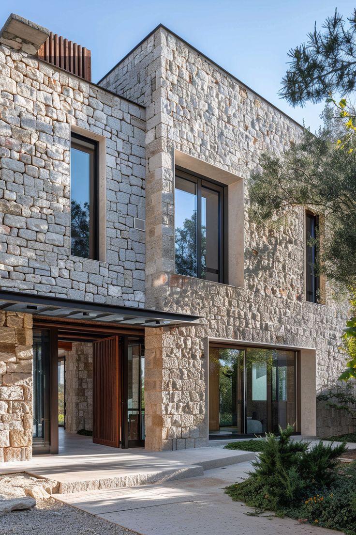 doğal görünümlü kültür taşı dış duvar kaplaması