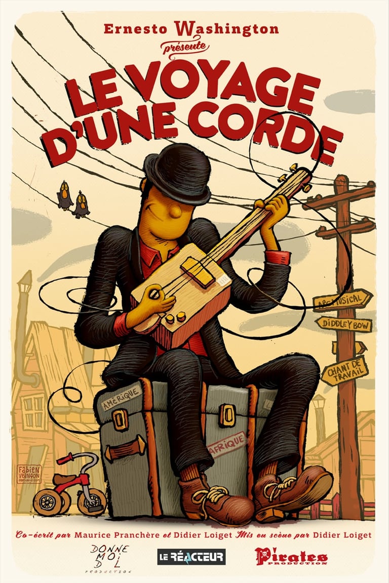 Carte postale du spectacle Le voyage d'une corde