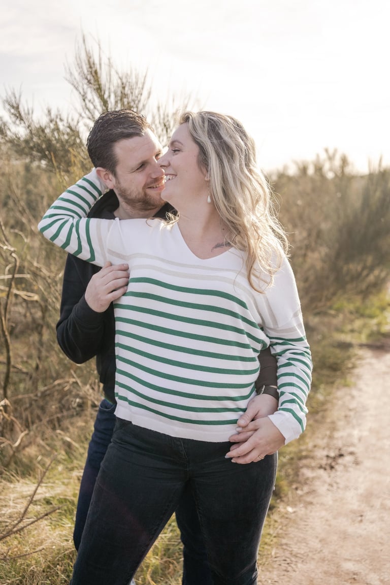 photographie de couple en extérieur à Guichen, Guignen, Baulon, Lassy