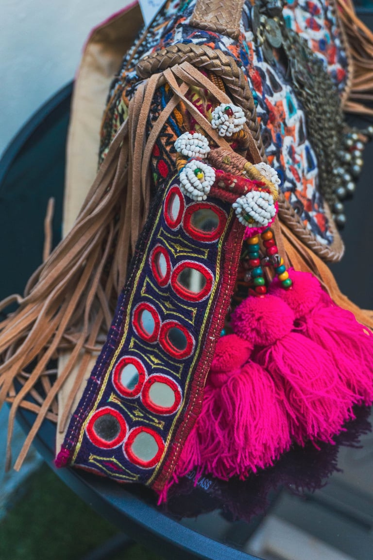 Bolso estilo boho Ibiza Ghaliaria Moda tienda en Dénia