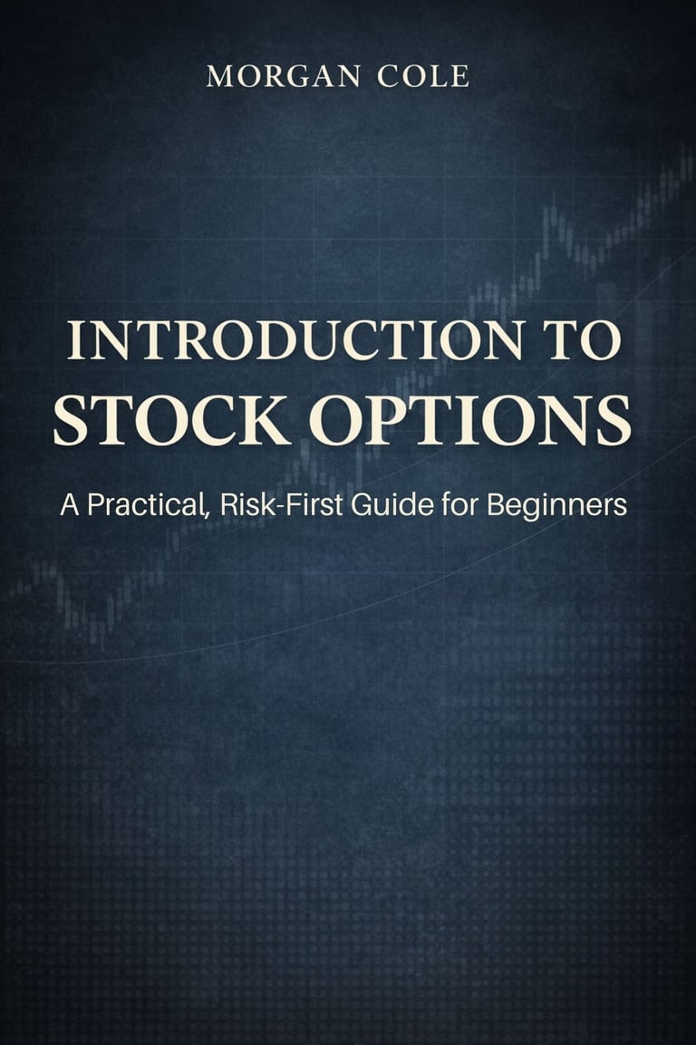 Beginner options trading book by Morgan Cole