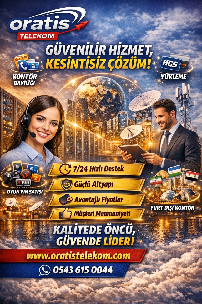 Oratis Telekom ile Kontör Bayiliği Fırsatı