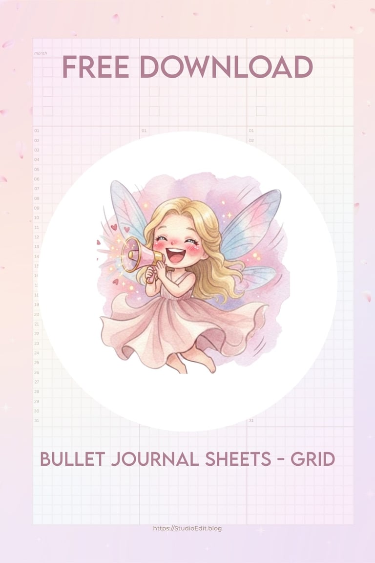 Free download Blush Fairy Bullet Jour Grid