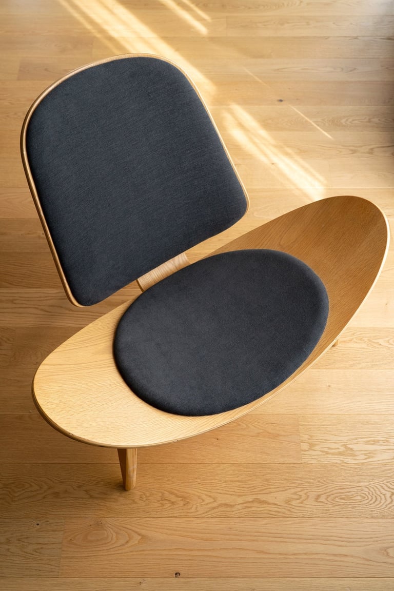 Vue d'en haut fauteuil cannois design et confort