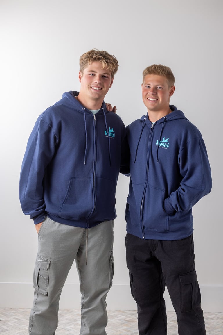 Owners of Manta Lighting Smiling