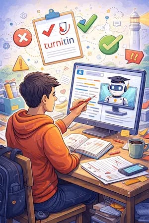 The Student’s Guide: How to Edit AI Drafts to Pass Turnitin Requirements