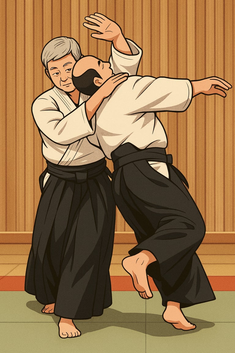 aikido iriminage manga