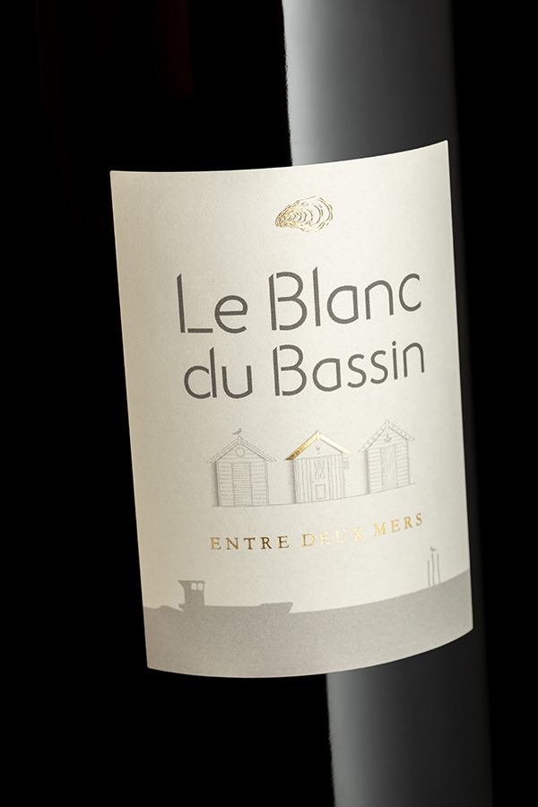 Etiquette de la bouteille Le Blanc du Bassin