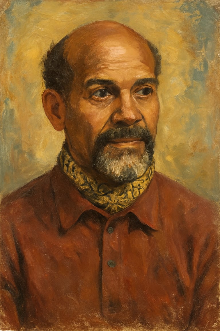 Image in the likeness of Ronald Moody the sculptor.