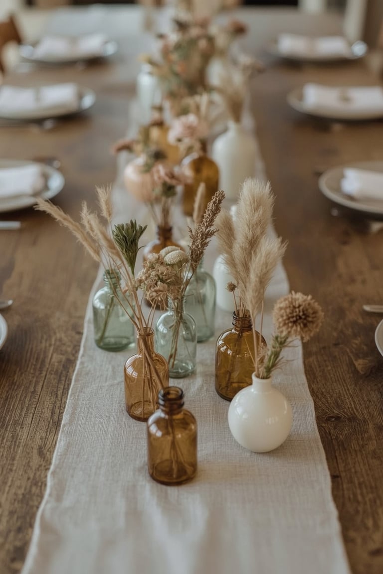 fleurs séchées tendance boheme mariage diy facile