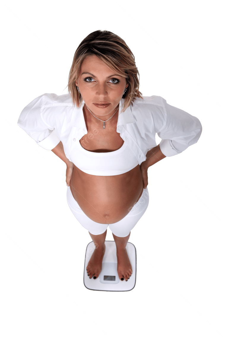 femme sur balance