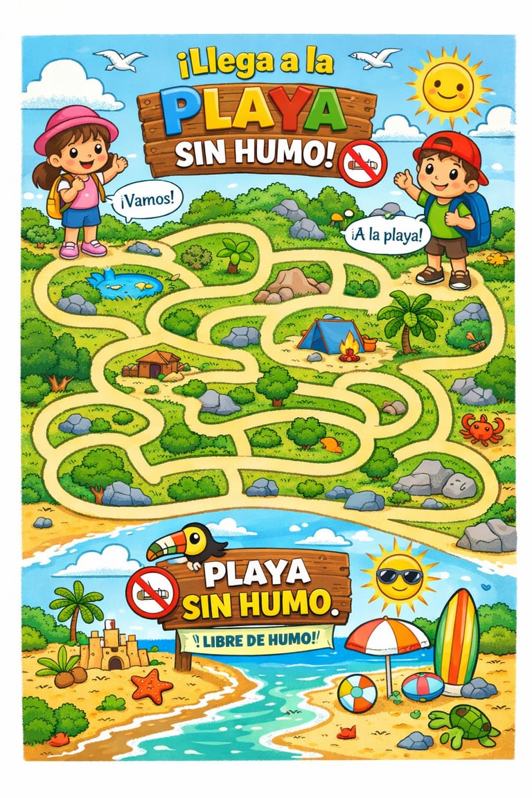 Llega a la playa sin humo de tabaco