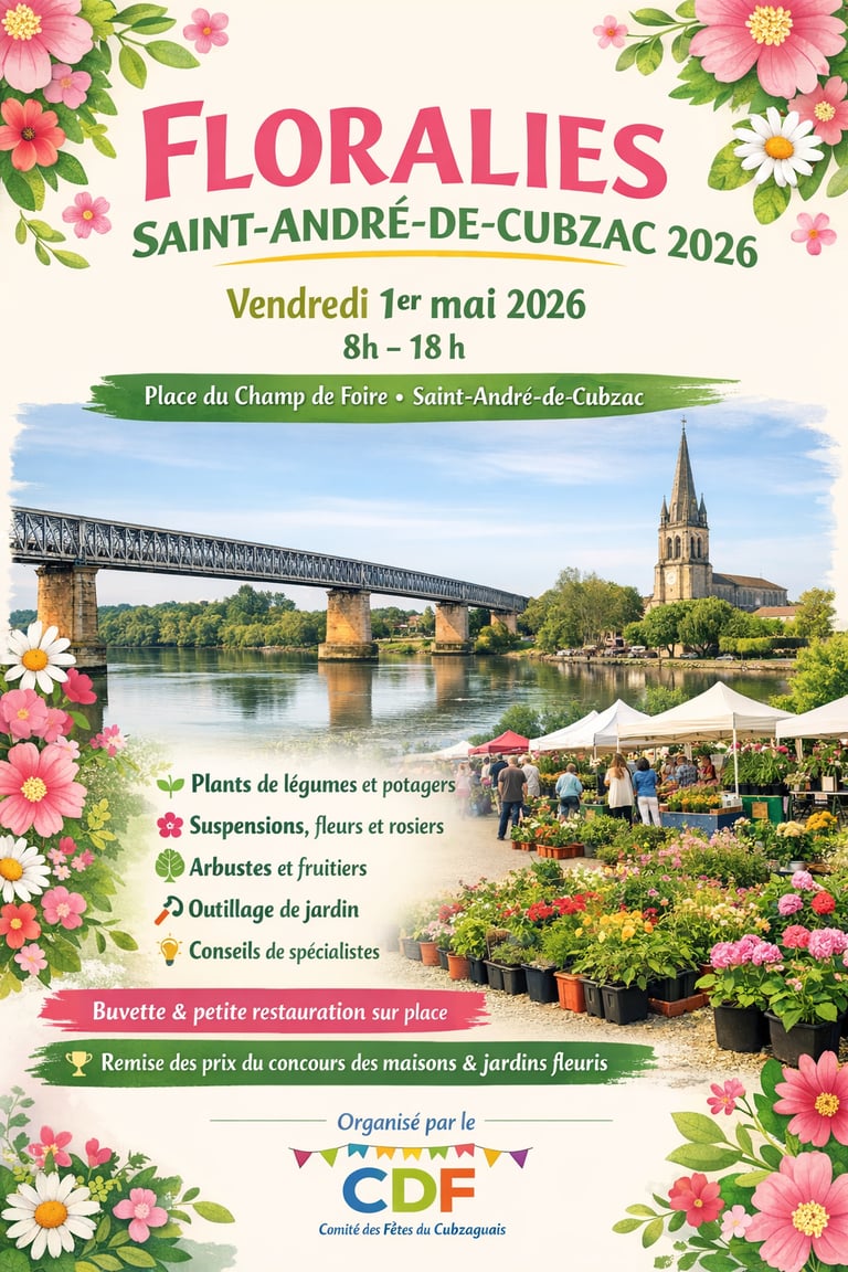 Floralies St Andre de Cubzac 2026