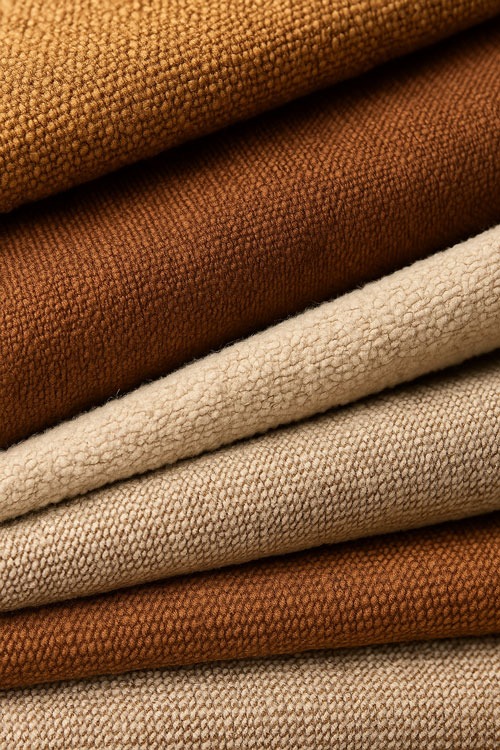 Upholstery fabric samples for custom chairs
