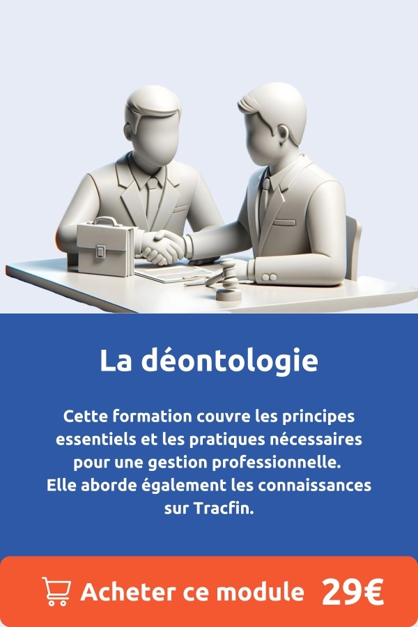 La déontologie des professionnels de l'immobilier