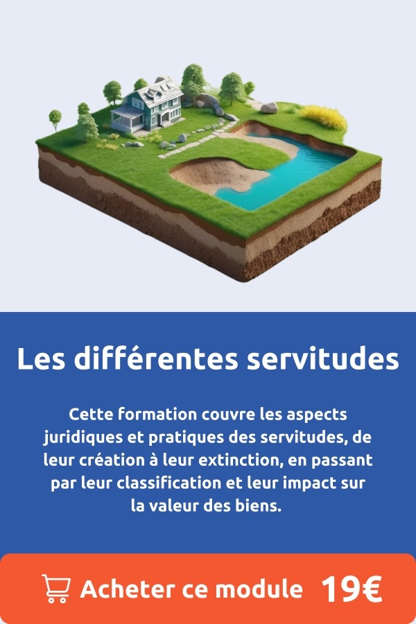 Les différentes servitudes