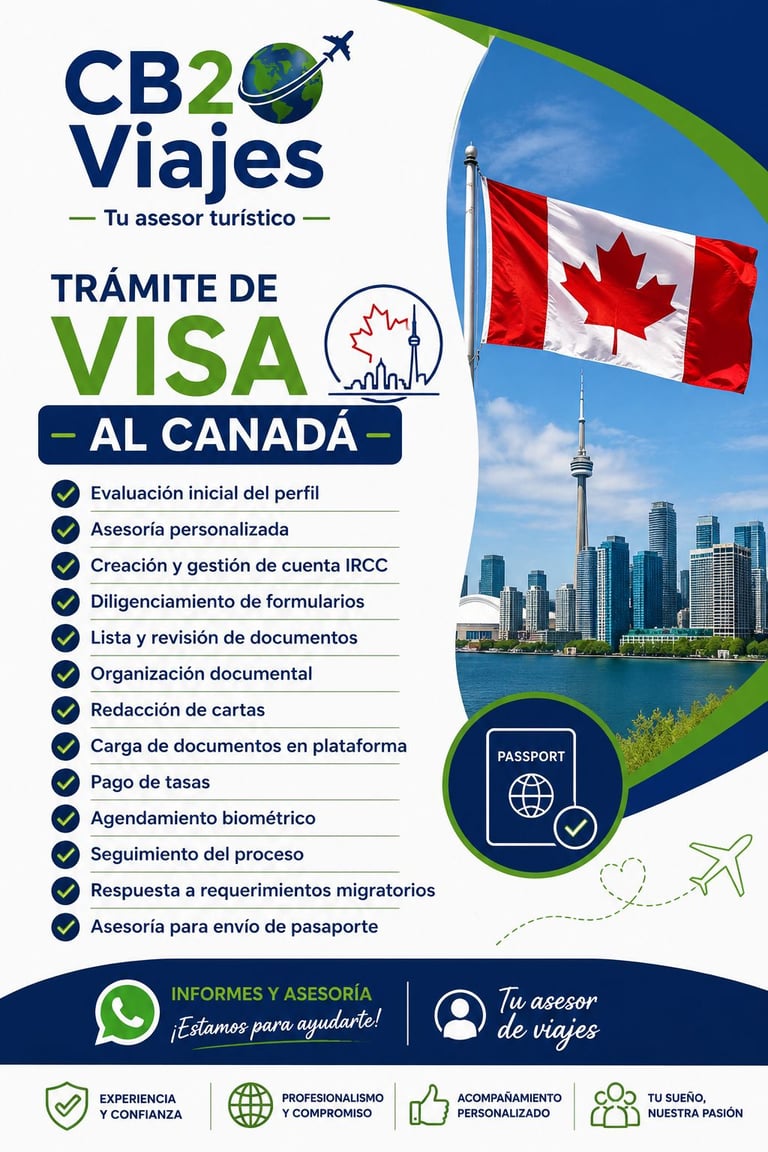 TRAMITE DE VISA AL CANADA 