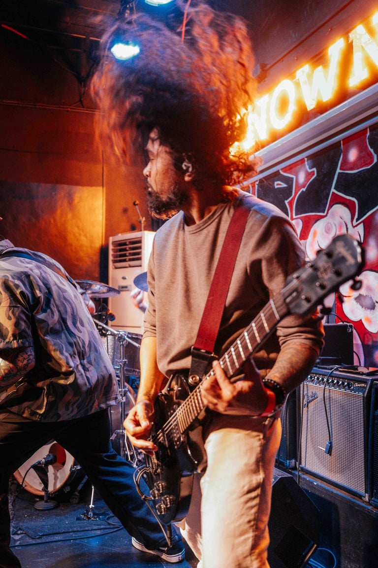 John Dinopol Guitarist Faspitch Urbandub