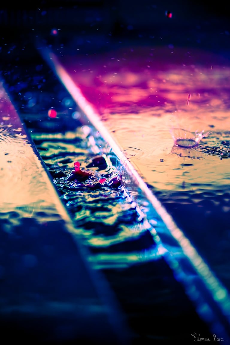 Surface vibrante du pressoir, vinification captée comme un rituel d’alchimiste.