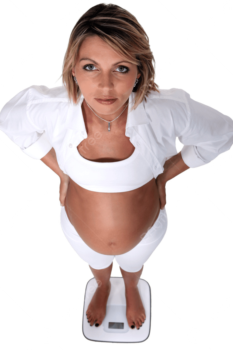 femme sur balance