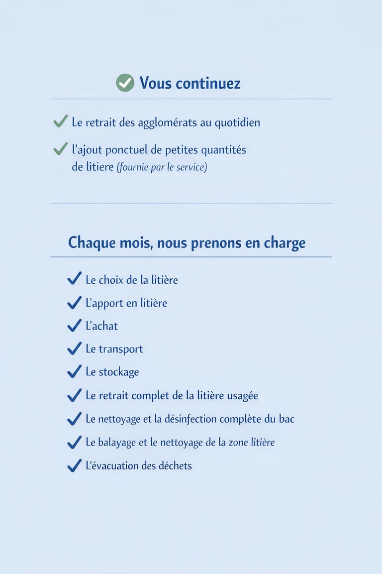 infographie du service chat la vie sans crotte qui intervient en Ile-De-France
