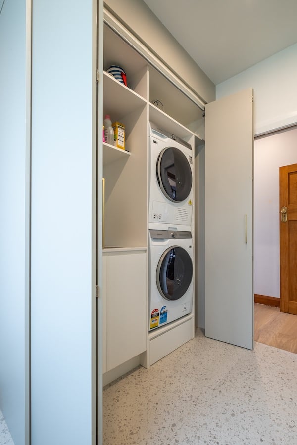 Compact laundry Peaky Builders Wellington