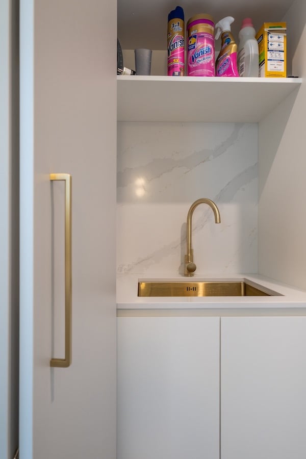 Cupboard laundry Peaky Builders Wellington