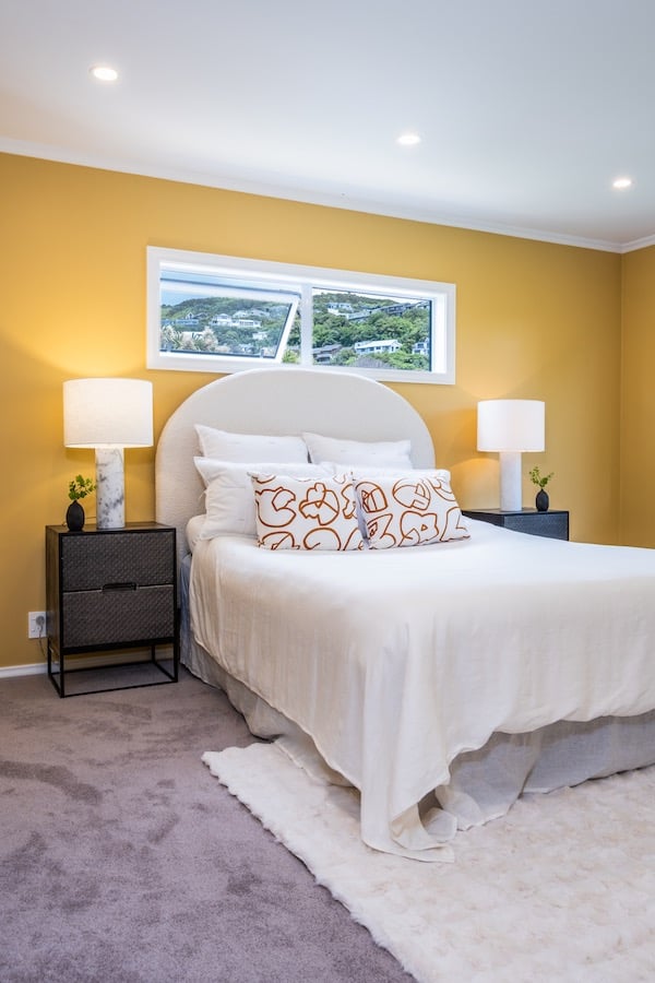 Karori Renovation master bedroom - Peaky Builders