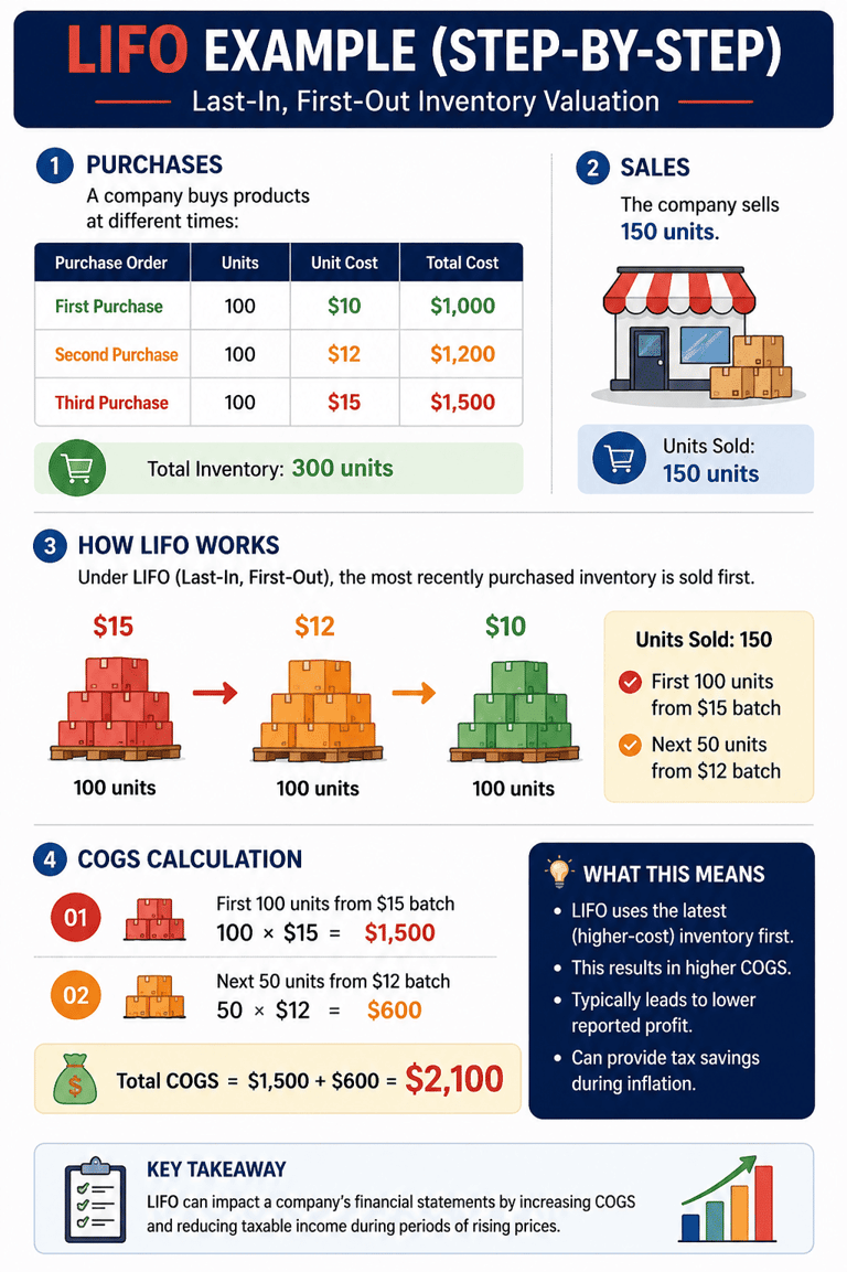 Understanding LIFO Inventory method step by step