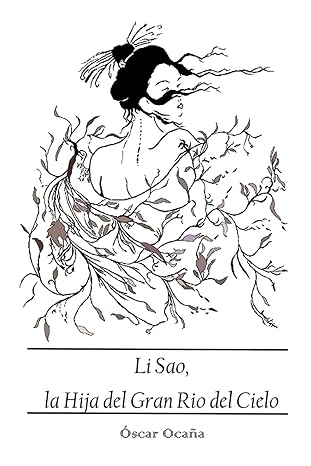 Portada del poemario ilustrado "Li Sao, la Hija del Gran Rio del Cielo", de Óscar Ocaña Parrón