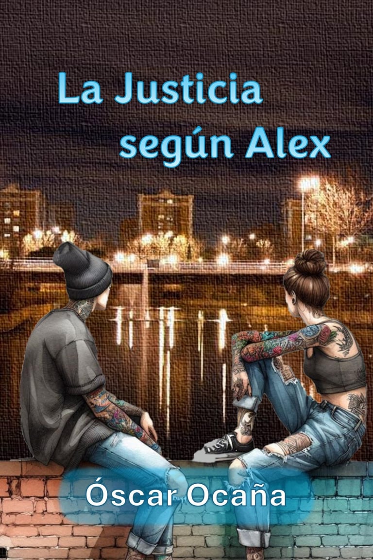 Portada de la novela "La justicia según Alex" de Óscar Ocaña Parrón