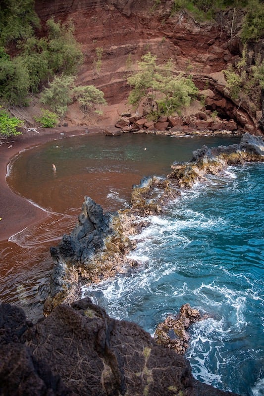 Red Sand Beach Maui Hawai'i