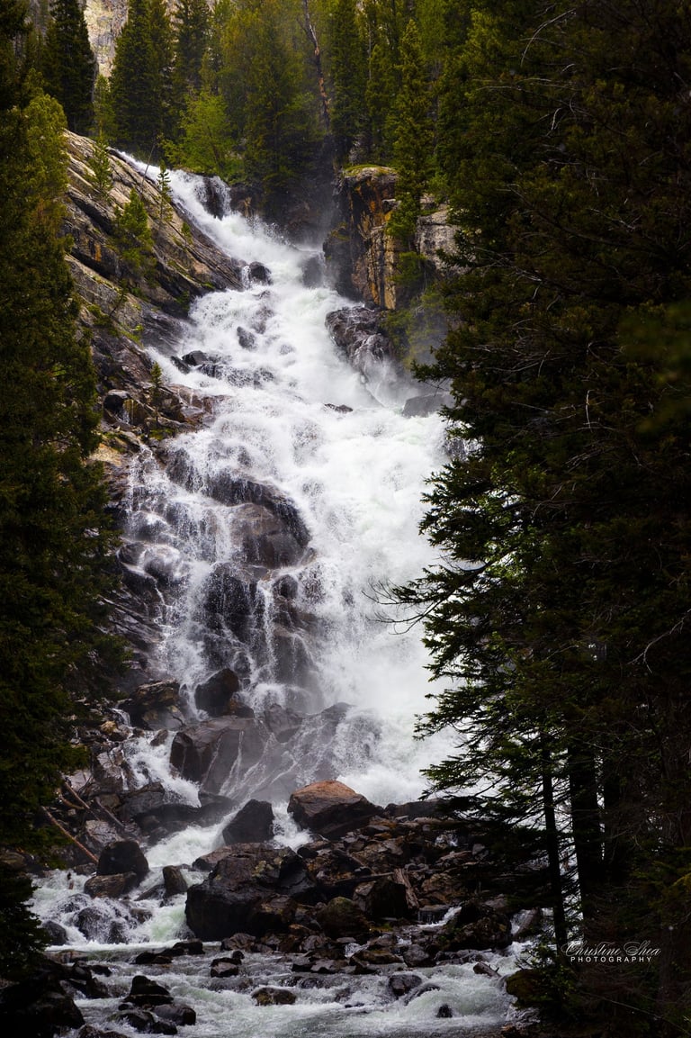 Waterfall at Jenny Lake