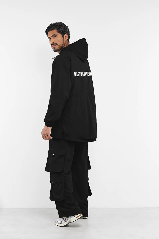 Dany Peña international model in black fashion outfit editorial photoshoot