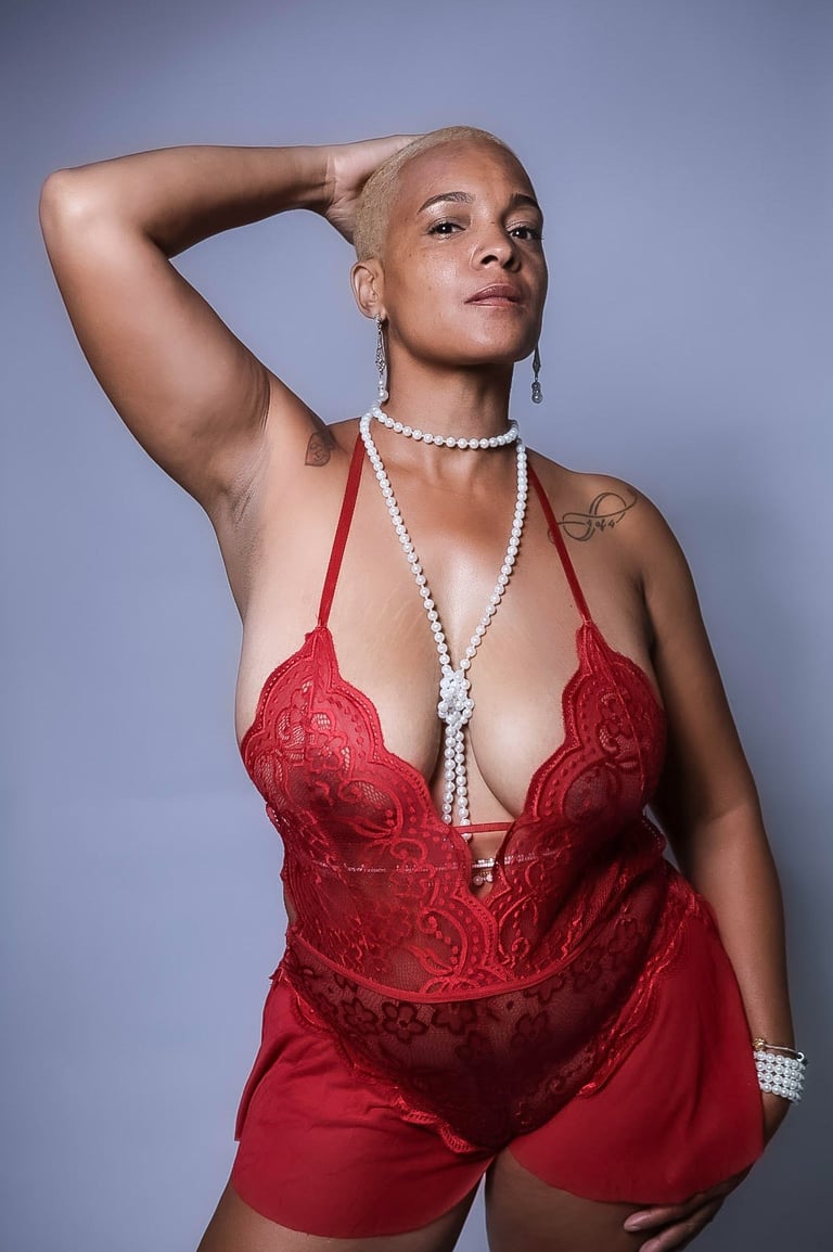 Scarlet Temptation lace romper by FreedomxFantasyLuxe in Winter Haven, Florida.